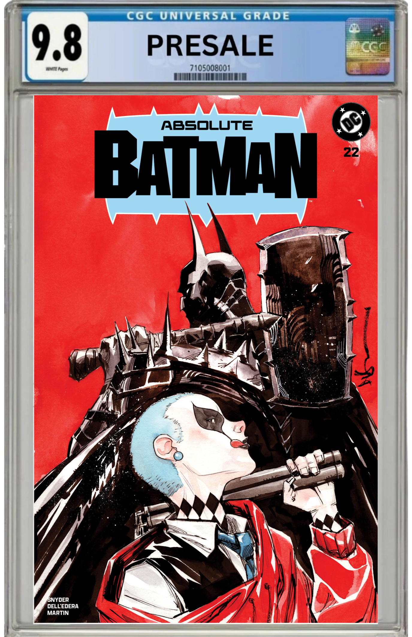 CGC 9.8 ABSOLUTE BATMAN #22 DUSTIN NGUYEN EXCLUSIVE VAR (07/08/2026)