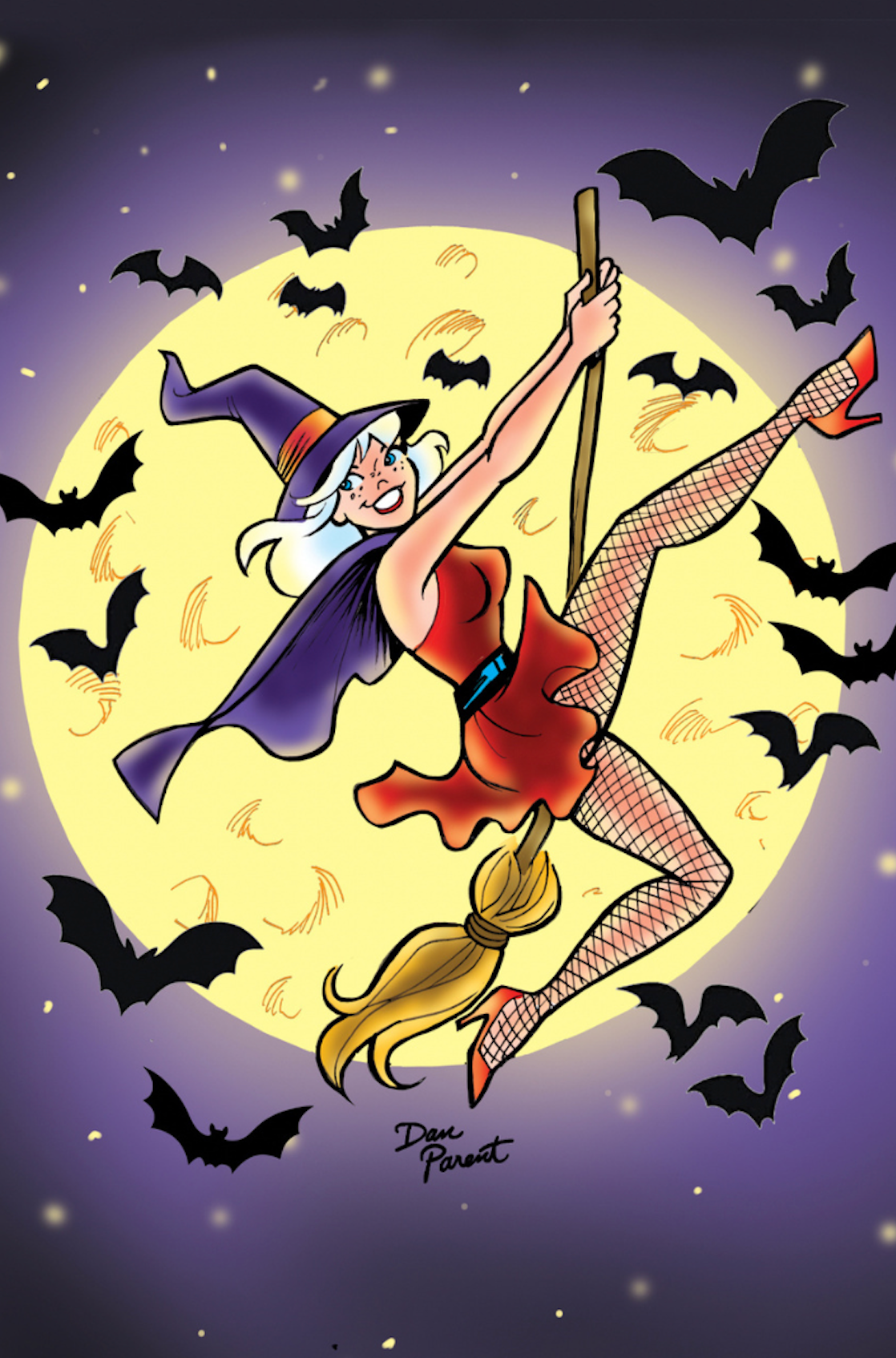 Archie Comics Halloween Spectacular Dan Parent NYCC Exclusive Sabrina Moon LTD 250 (Virgin)