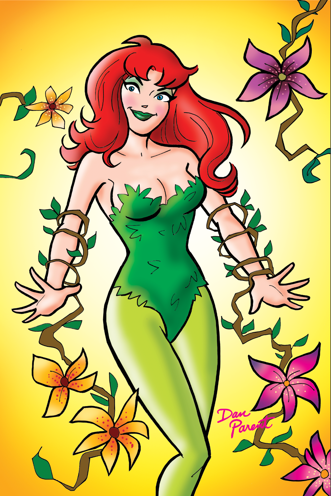 Archie Comics Judgement Day Dan Parent Exclusive LTD 250 Poison Ivy Cosplay (Virgin)