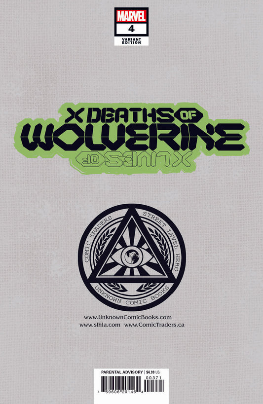 X Deaths Of Wolverine 4 Unknown Comics Philip Tan Exclusive Var (03/09/2022)