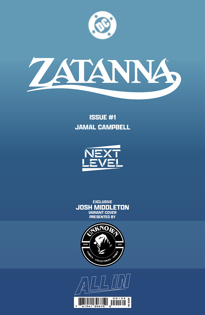 ZANTANNA #1 JOSH MIDDLETON EXCLUSIVE VIRGIN VAR (04/2026)