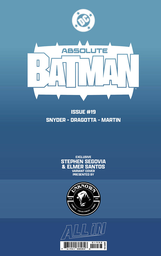 ABSOLUTE BATMAN #19 STEPHEN SEGOVIA EXCLUSIVE VAR (04/08/2026)