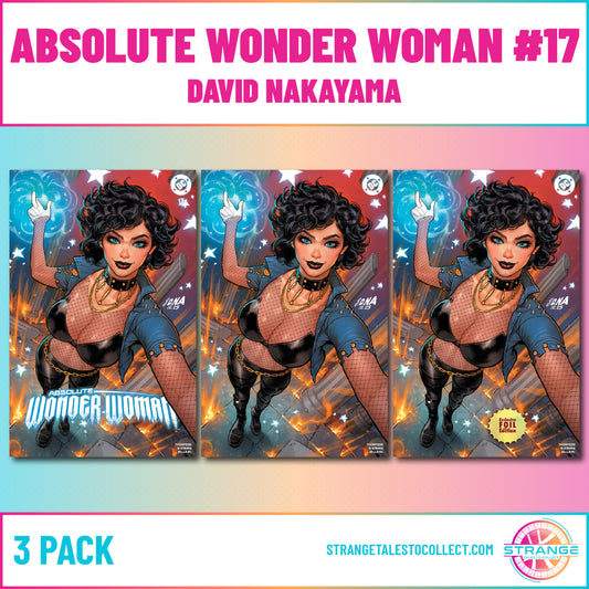 [3 PACK] Absolute Wonder Woman #17 David Nakayama Exclusive Var (02/25/2026)