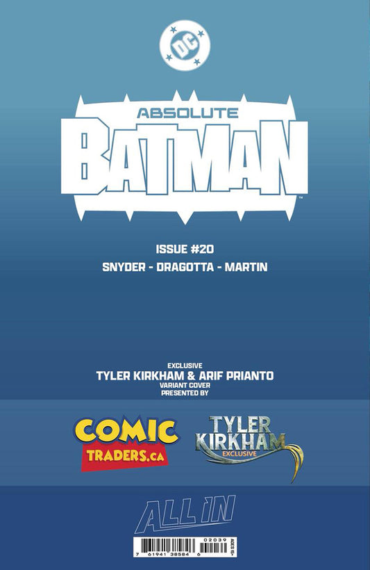 ABSOLUTE BATMAN #20 TYLER KIRKHAM EXCLUSIVE VIRGIN VAR (05/13/2026)