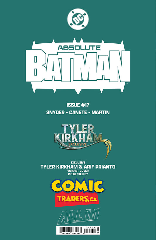 [FOIL] Absolute Batman #17 Tyler Kirkham Exclusive Virgin Var (02/18/2026)