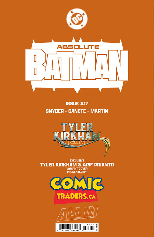 Absolute Batman #17 Tyler Kirkham Exclusive Virgin Var (02/18/2026)