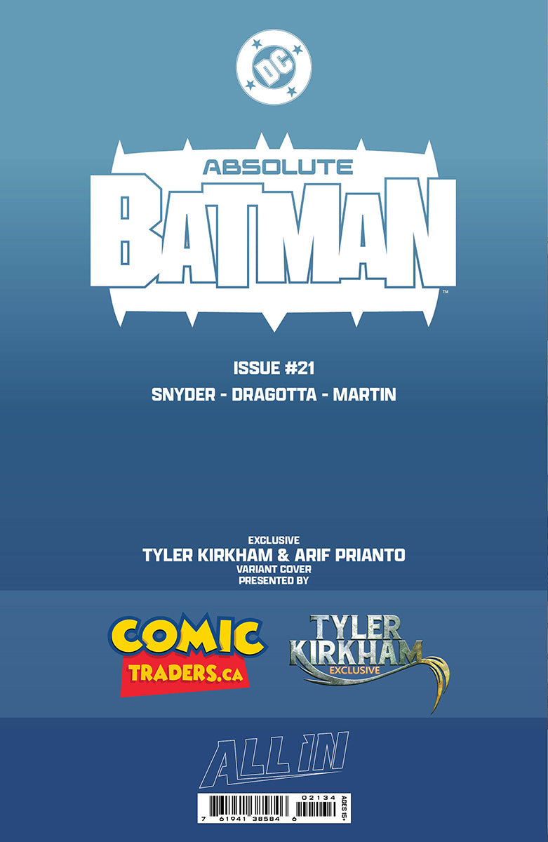 ABSOLUTE BATMAN #21 TYLER KIRKHAM EXCLUSIVE DEATHSTROKE VAR (06/17/2026)