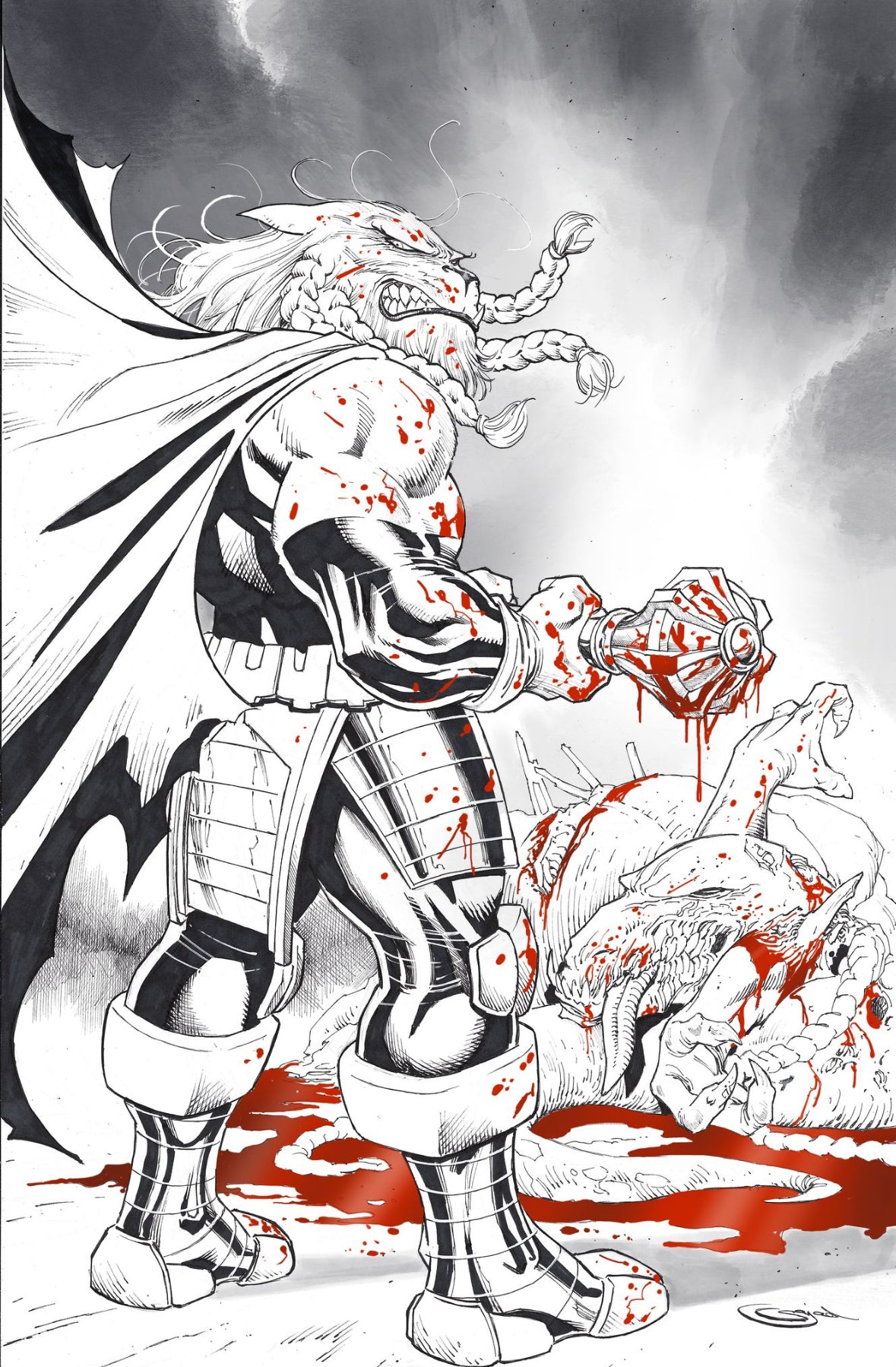 [FOIL] INVINCIBLE UNIVERSE: BATTLE BEAST #3 SAJAD SHAH VIRGIN SDCC EXCLUSIVE 2025