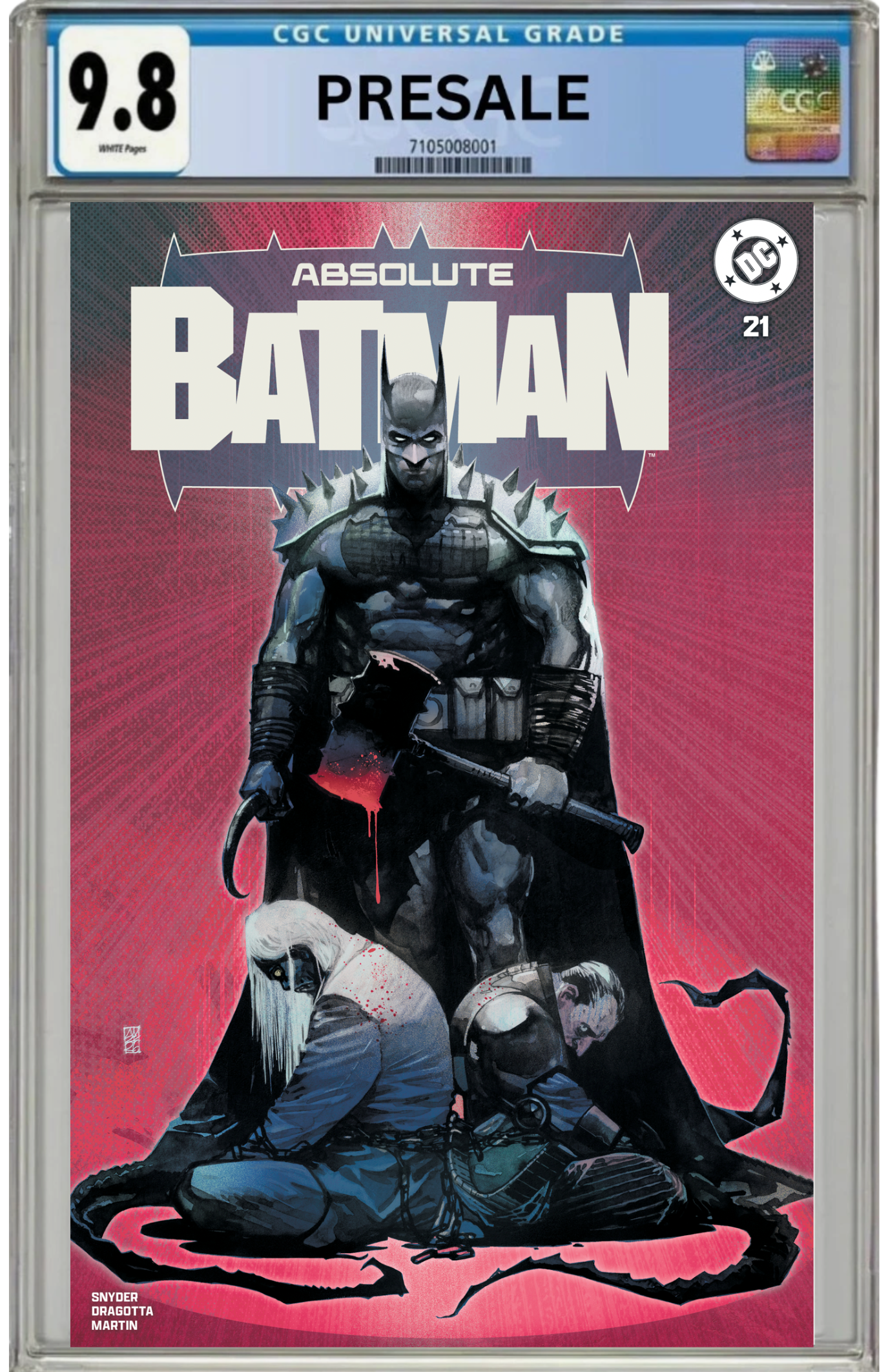 CGC 9.8 ABSOLUTE BATMAN #21 ALEX MALEEV EXCLUSIVE VAR (06/17/2026)