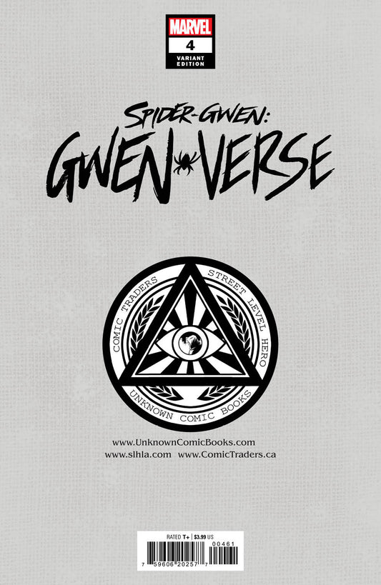 Spider-Gwen: Gwenverse #4 Unknown Comics Philip Tan Exclusive Var (07/20/2022)