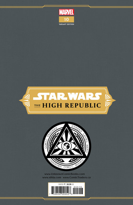 Star Wars High Republic #10 Unknown Comics Marco Turini Exclusive Virgin Var (10/20/2021)