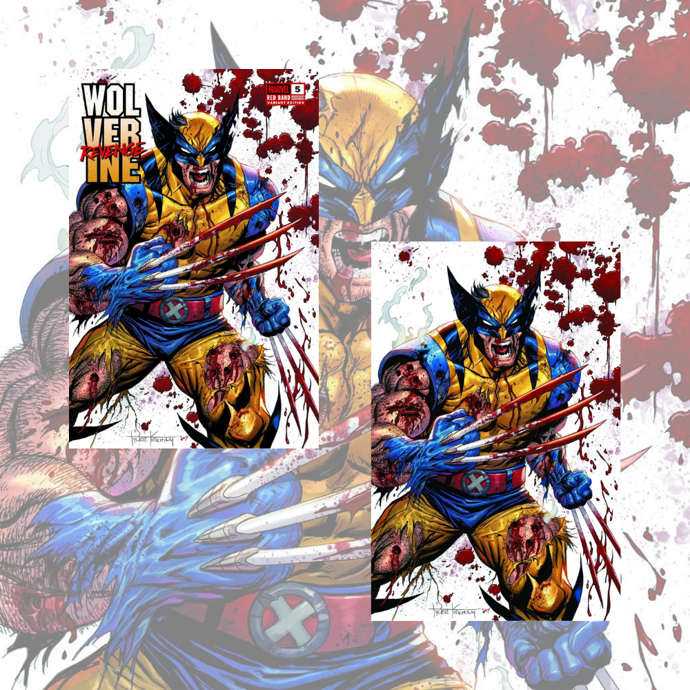 Wolverine Revenge #5 Red Band Tyler Kirkham Exclusive Battle Damage Var [2 PACK]